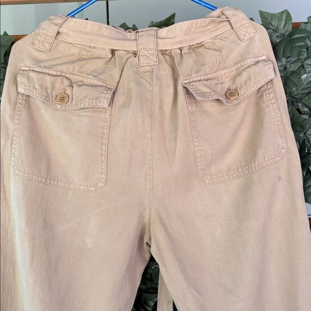 Banana Republic Light Tan Drawstring Chinos